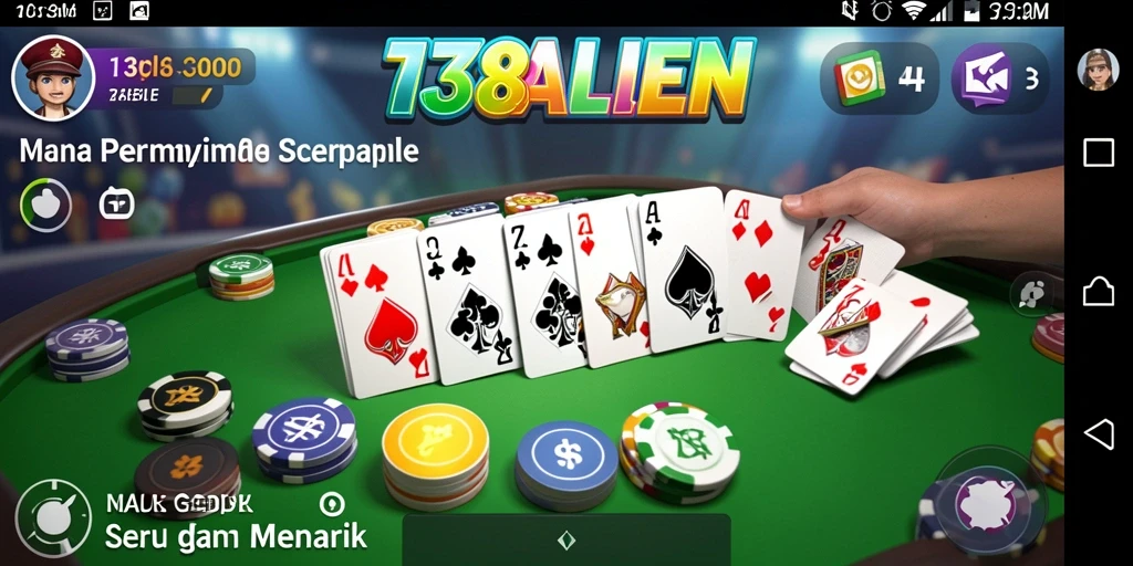 Gameplay seru di <strong>138ALIEN</strong> saat bermain Gaple.
