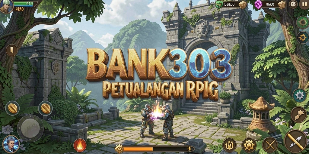 Gameplay RPG menakjubkan dari BANK303 yang penuh dengan aksi.
