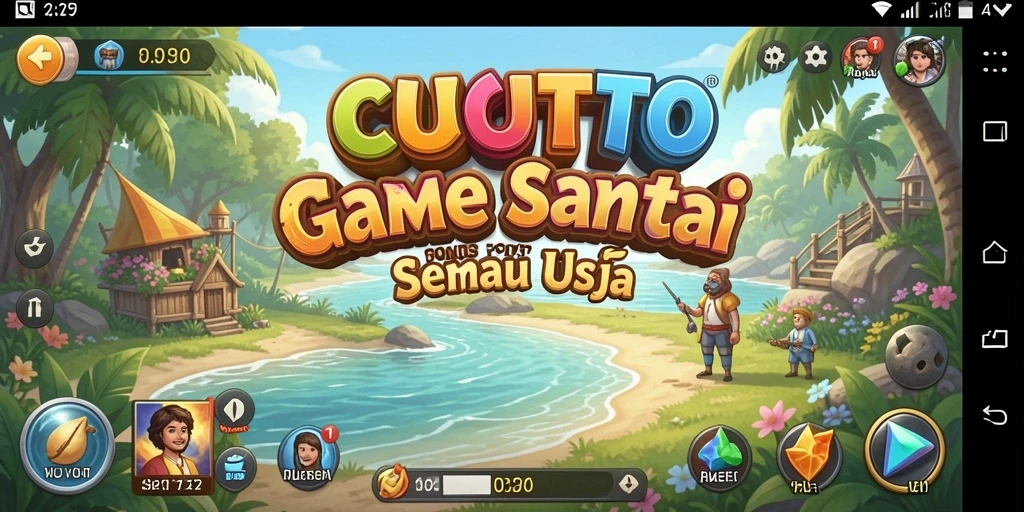 Screenshot gameplay CUCUTOTO yang seru dan menarik.