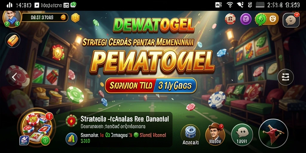 Tampilan gameplay strategi yang mendebarkan di DEWATOGEL