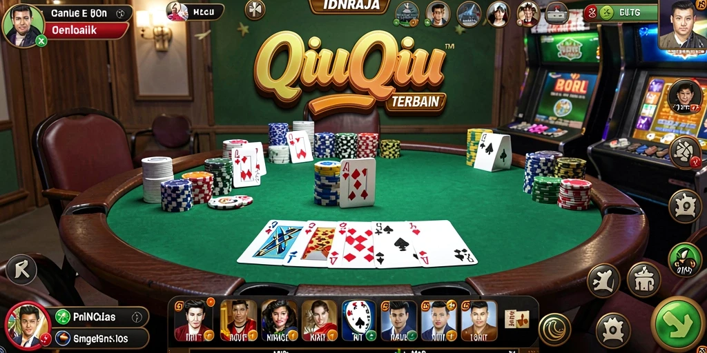 Tampilan gameplay QiuQiu yang seru dan menarik dari IDNRAJA.
