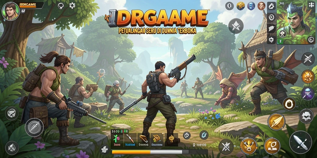 Tangkapan layar gameplay yang memukau di dunia terbuka.