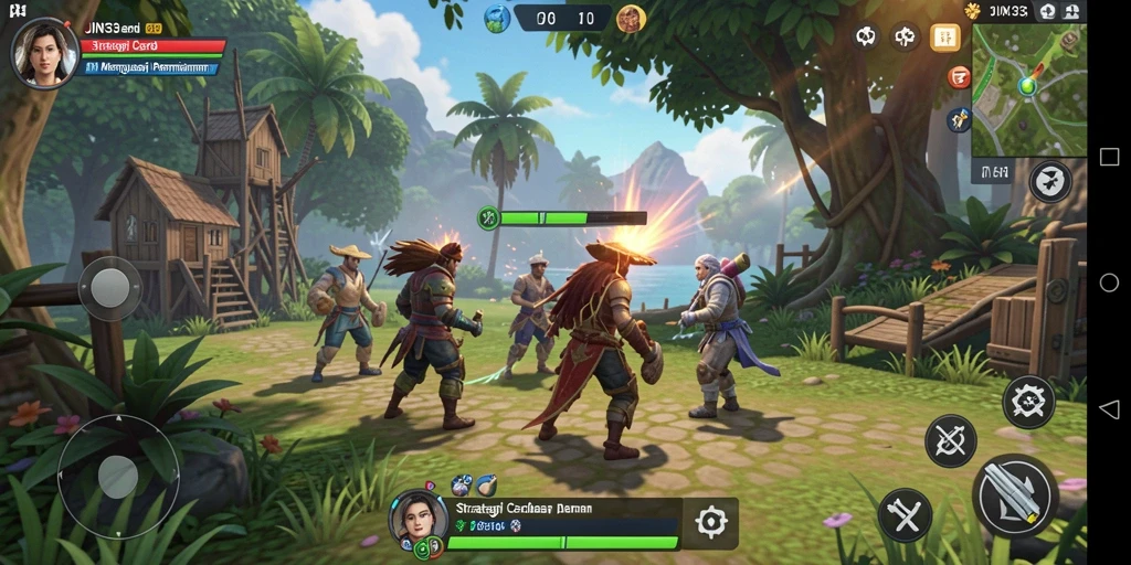 Tampilan gameplay strategis dalam JIN33 dengan grafik menakjubkan.