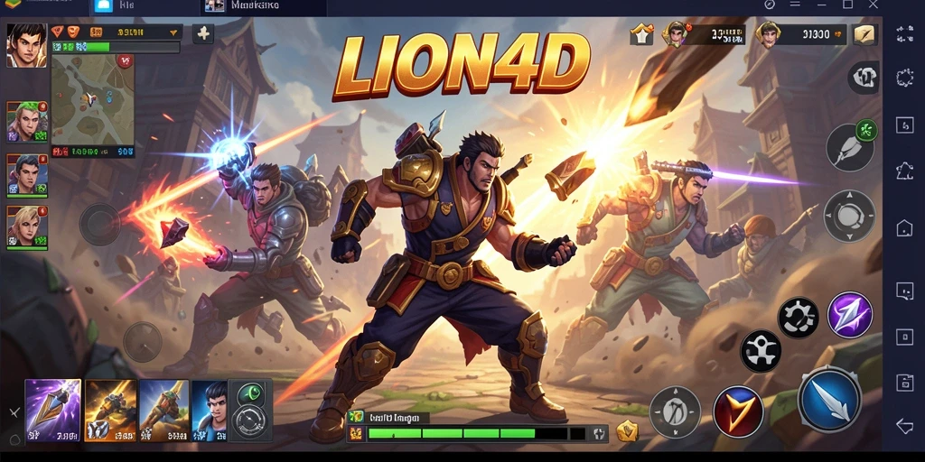 Screenshot gameplay LION4D dengan aksi seru dan menegangkan.