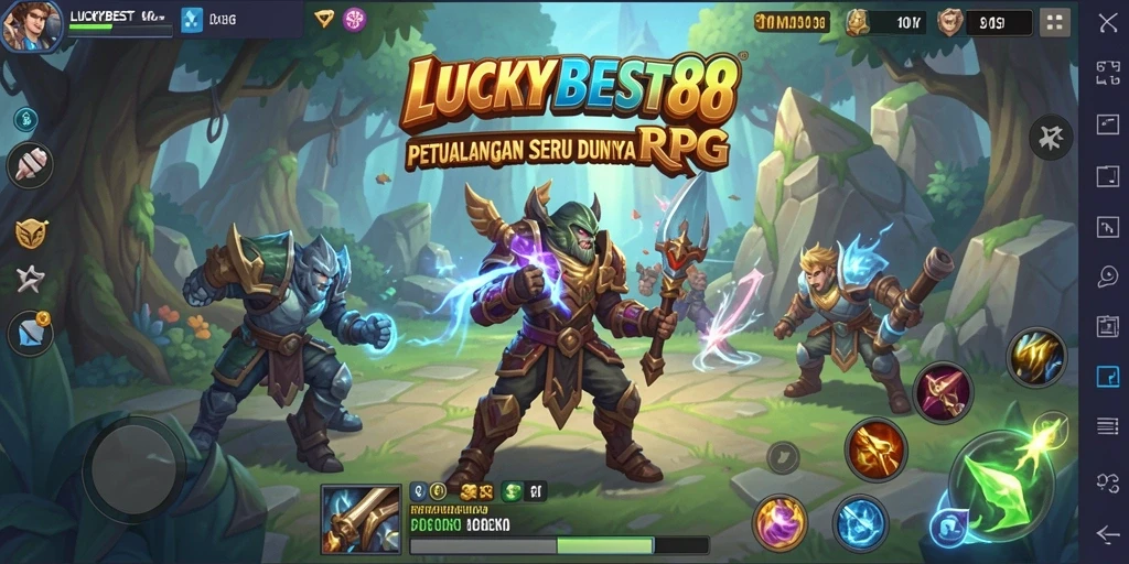 Tampilan menarik dari gameplay RPG LUCKYBEST88 yang mendebarkan.