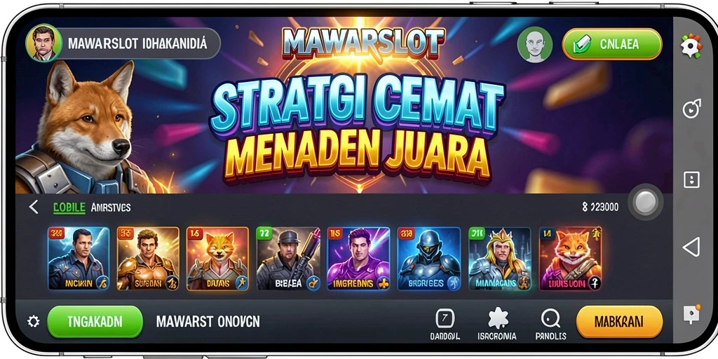 Tampilan gameplay seru dari MAWARSLOT yang menampilkan strategi mendebarkan.
