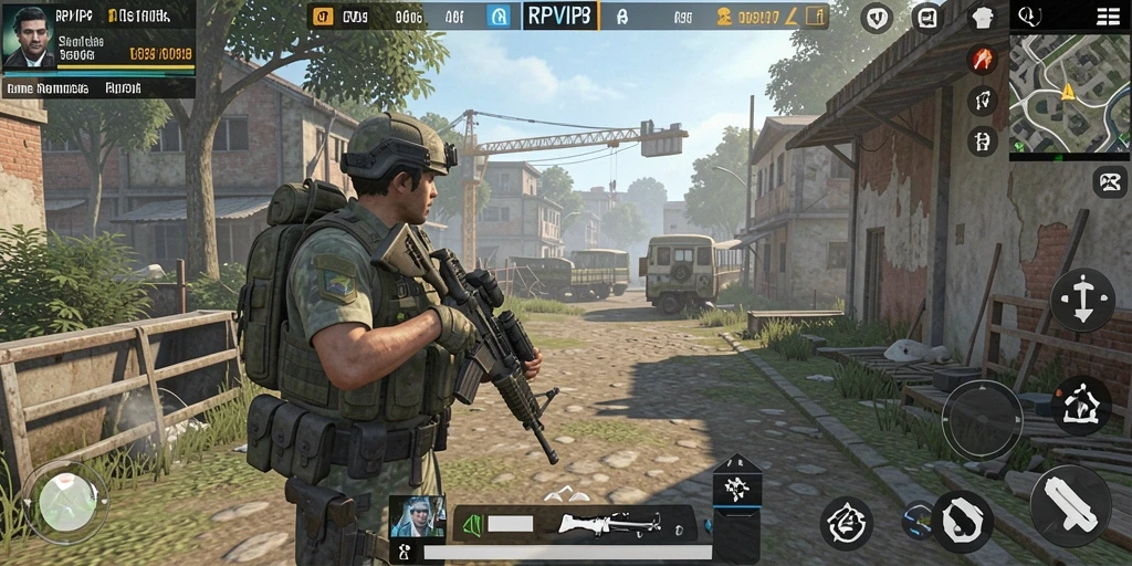 Gambaran gameplay menarik dari RPVIP8 dengan elemen simulasi yang kaya.
