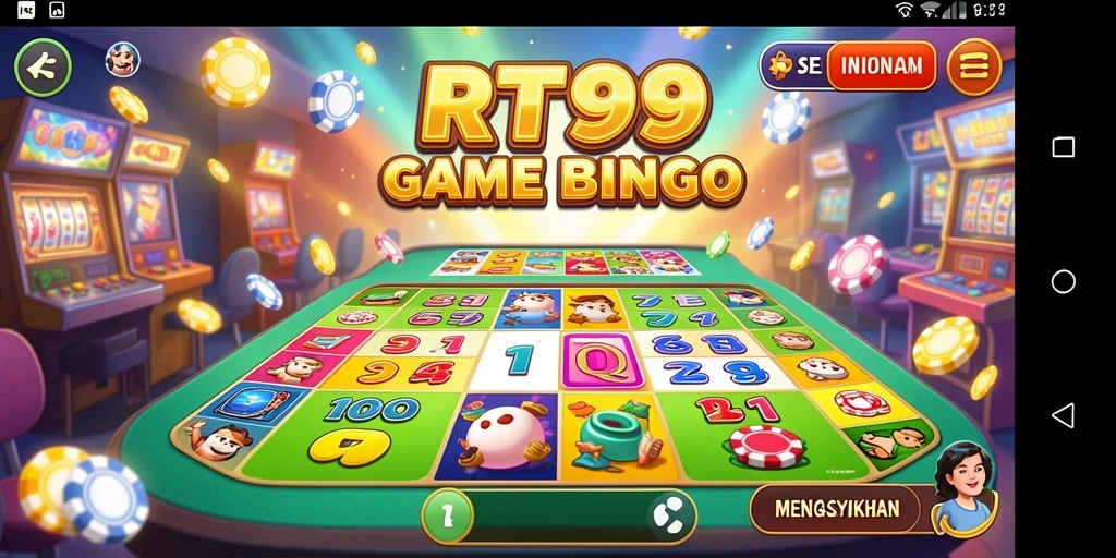 Gameplay seru RT99 dengan angka Bingo yang menantang.