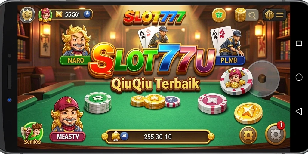 Tampilan gameplay QiuQiu yang seru dan interaktif.