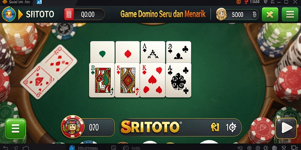 Tampilan gameplay SRITOTO yang seru dan menarik.