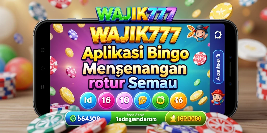 Tampilan gameplay seru di WAJIK777 dengan elemen Bingo.