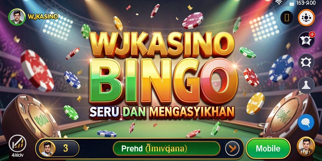 Tampilan gameplay Bingo yang seru di WJKASINO.